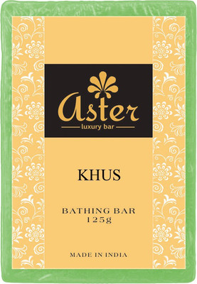 

Aster Luxury Khus Handmade Soap - Set of 12(1500 g, Pack of 12)