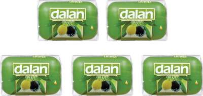 

Dalan Combo of Pure Olive Oil Glycerine Soap - (5 X 100 gms) - Total 500 gms.(500 g, Pack of 5)