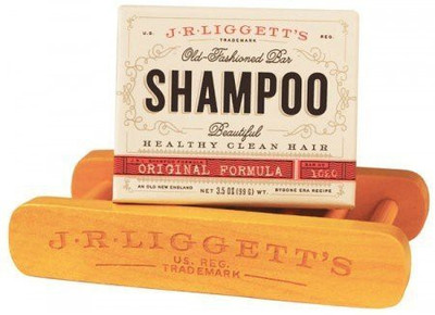 

J.R. Liggett Shampoo Bars With Wood Shelf - 2 Original Soaps(99 g)