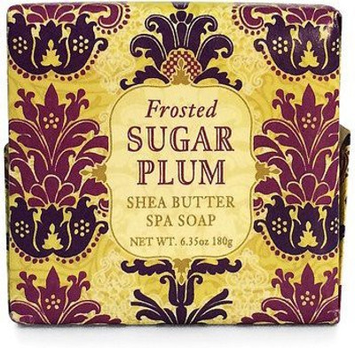

Greenwich Bay Trading Company Frosted Sugar Plum Shea Butter Spa Soap - Exfoliating Soap Enriched With Plum Butter(179.959 g)