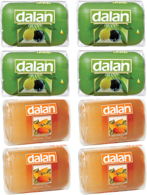 Dalan Glycerine Soap 8 Pack Combo of Olive & Almond Oil, from Turkey(8 x 100 g) Dalan Glycerine Soap 8 Pack Combo of Olive & Almond Oil, from Turkey(8 x 100 g)