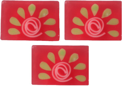 

Nakoda Feelings Feelings Handmade Handcrafted Rose Soap(300 g, Pack of 3)