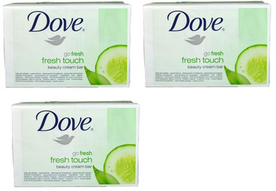 

Dove Go Fresh Touch Beauty Cream Bar(135 g, Pack of 3)