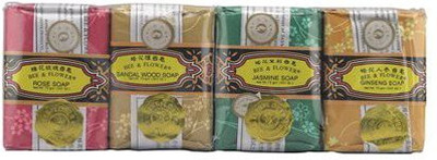 

Bee & Flower Bar Soap Gift Set Bars 4 Count(320 g, Pack of 4)