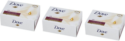 

Dove Silk CreamOil Beauty Bar (Pack of 3)(405 g, Pack of 3)