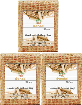 

Ishita International Sandal Handmade Soap(300 g, Pack of 3)