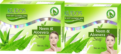 

Kudos Neem & Aloevera Soap X2(150 g, Pack of 2)