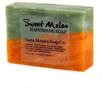 

Santa Monica Soap Co. Handmade Soap - Sweet Melon with Aloe(70 g)