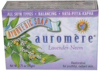 

Auromere Bar Soap Ayurvedic Lavender Neem(78 g)