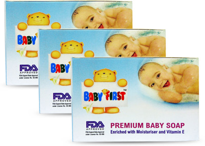 

Baby First Baby Soap Pack of 3(300 g, Pack of 3)