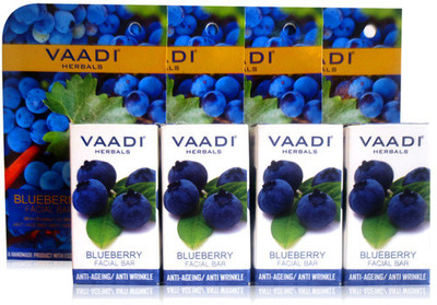

Vaadi Herbals Value Pack of 4 Blueberry Facial Bar(120 g, Pack of 4)