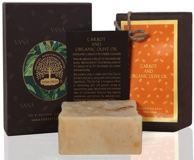

VANA VIDHI Carrot and Organic Olive Cleanser(120 g)