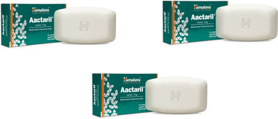 

Himalaya Aactaril medicated cleansing soap(225 g, Pack of 3)
