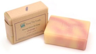 

From The Earth Natural Olive Oil Soap - Lavender Essential Oil - Fair Trade & Handmade(100 g)