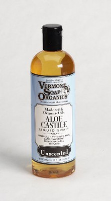 

Vermont Soap Organics - Unscented Liquid Aloe Castile Soap(480 ml, Pack of 4)