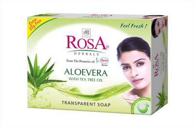 

Rosa Herbals Aloevera Soap ( Set of 4 pcs )(100 g, Pack of 4)