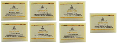 

Khadi Pure Natural Handmade Pure Jasmine Soap with essential Oil(875 g, Pack of 7)