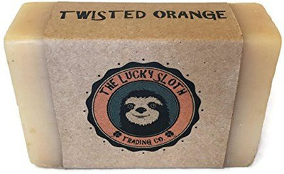 

The Lucky Sloth Twisted Orange - Citrus & Orange Peel - Premium Handmade Soap - 100% Natural & Organic(100 g)