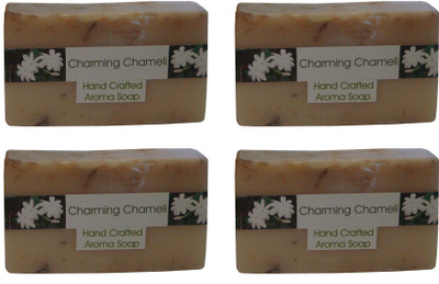 

Spaanand Hand Crafted Chaming Chameli Soap(400 g, Pack of 4)