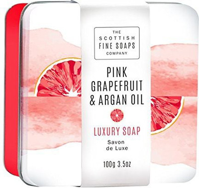

Scottish Soaps Pink Grapefruit And Argan Oil Soap Tin(99.19 g)