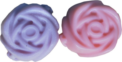 

Touch Nature 2 Mini Rose Soaps(100 g, Pack of 2)