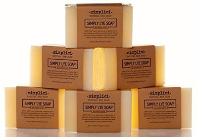 

Simplici Simply Lye Soap Value Pack (6 Bars of Unscented Natural Soap)(70 g)