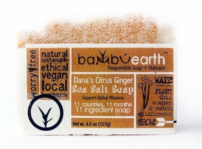 

Bambu Earth Handmade Soap Bars In Plantable Packaging - Citrus, Ginger + Sea Salt(127.53 g)