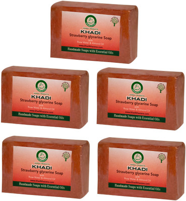 

Khadi Herbal Strawberry(625 g, Pack of 5)