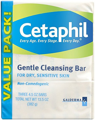 

Cetaphil Gentle Cleansing Bar Value Pack(382 g, Pack of 3)
