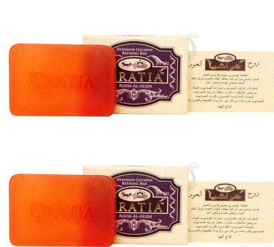 

GRATIA Rooh-Al-Oudh-Soap_2(125 g, Pack of 2)
