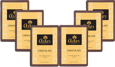 

Aster Luxury Chocolate Soap - Pack of 6(750 g, Pack of 6)