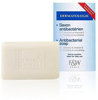 

Fair & White Exfoliating Antibacterial Bar Soap For Face And Body, Hydrates And Softens Skin(198.38 g)