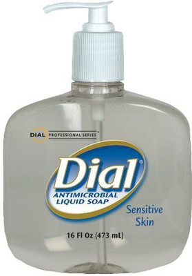 

Dial Professional 80784 Liquid Antimicrobial Soap For Sensitive Skin Pump (Case of 12)(473 ml, Pack of 12)