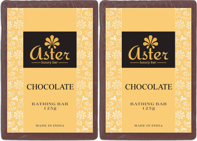 

Aster Luxury Chocolate Soap - Pack of 2(250 g, Pack of 2)