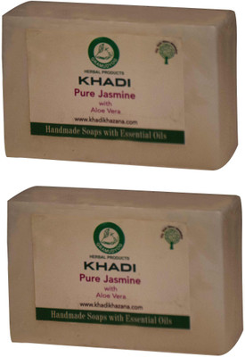 

Khadi Herbal Pure Jasmine soap(250 g, Pack of 2)