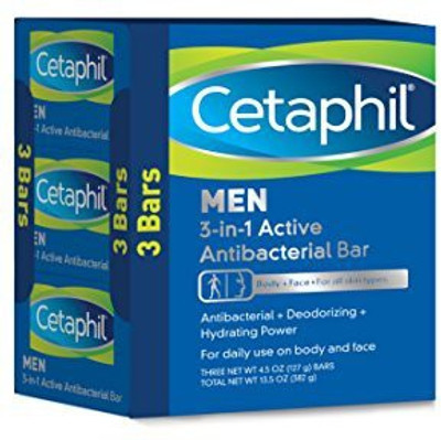 

Cetaphil Men 3-in-1 Active Antibacterial Soap(382.59 g)