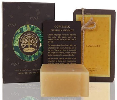 

VANA VIDHI Cow's Milk Fresh Dairy Soap(120 g)