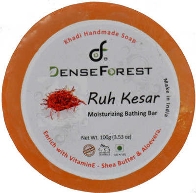 

Dense Forest Ruh Kesar Handmade Khadi Soap(100 g)