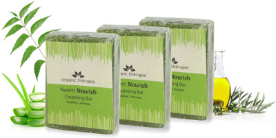 

Sattvik Neeem Nourish Cleansing Bar Pack Of 3(20 g, Pack of 3)