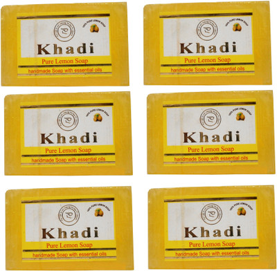 

Khadi Herbal NaturalLemon Soap - Pack Of 6(540 g, Pack of 6)