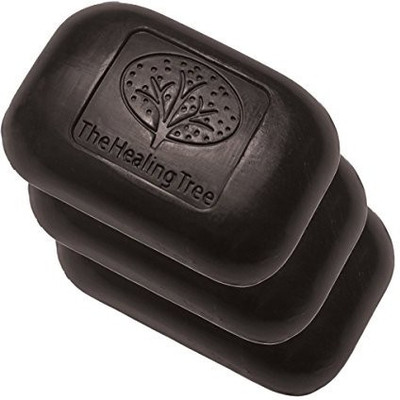 

The Healing Tree Bamboo Charcoal Soap - Facial Cleansing Treatment For Acne Prone Skin - 3 Pack(300 g, Pack of 3)