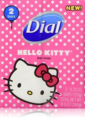 

Dial Hello Kitty Bar Soap(240 g, Pack of 2)