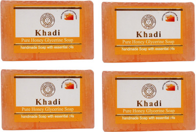 

Khadi Herbal NaturalPure Honey Glycerine Soap(500 g, Pack of 4)