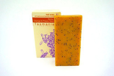 

Beauty and the Bees Sicilian Orange and Poppy Seed Scrub with Tasmanian Leatherwood Honey | All Natural | Chemical Free | Great for Sensitive and Dry Skin | Handmade in Tasmania Australia(140 g)