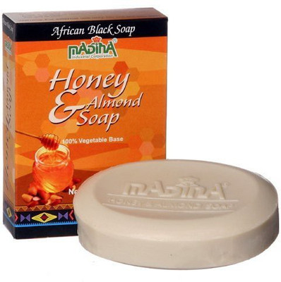 

Madina African Honey And Almond Soap - 100% Vegetable Based - Natural Ingredients(113.36 g)