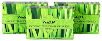 VAADI HERBALS Value Pack of 3 Enticing Lemongrass Soap(3 x 75 g) VAADI HERBALS Value Pack of 3 Enticing Lemongrass Soap(3 x 75 g)