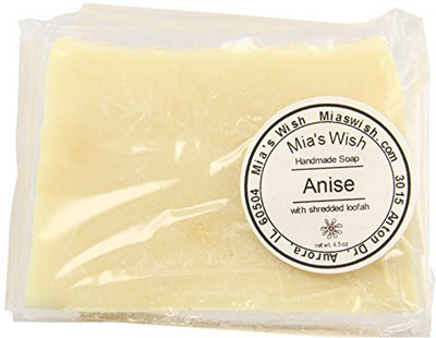 

Mia's Wish Anise With Shredded Loofah Soap Bar, 6 Count(127.53 g, Pack of 6)