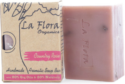

La Flora Organics Country rose aromatic handmade soap bar(100 g)