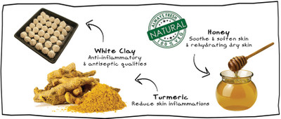 

Soulflower Anti Acne Neem Turmeric Soap(90 g)
