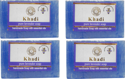 

Khadi Herbal NaturalPure Lavender Soap(500 g, Pack of 4)